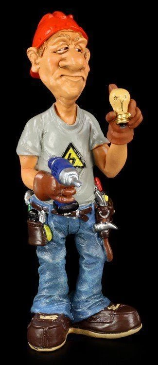Elektriker - Funny Job Figur 3 Elektriker - Funny Job Figur