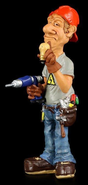 Elektriker - Funny Job Figur 4 Elektriker - Funny Job Figur – Bild 2