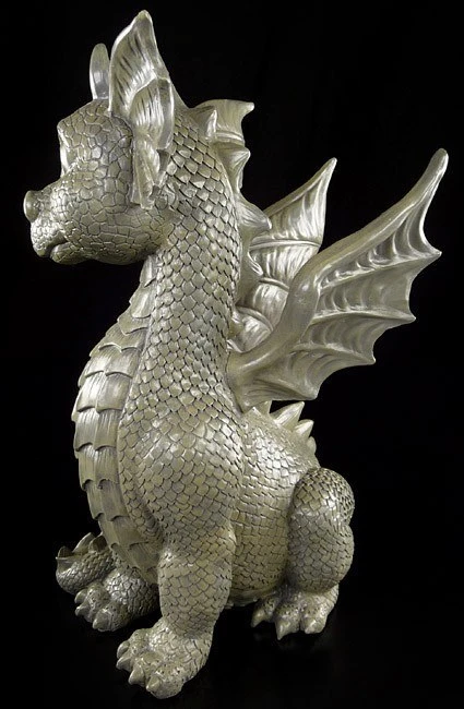 Gartenfigur - Drache Sitzend 6 Gartenfigur - Drache Sitzend – Bild 4