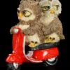 Eulen Paar Auf Roter Vespa - Lustige Figur -Figurenmodell Geschäft 6332 0 eulen paar 1280x1280