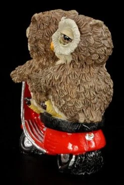 Eulen Paar Auf Roter Vespa - Lustige Figur -Figurenmodell Geschäft 6332 2 eulen paar 2 1280x1280