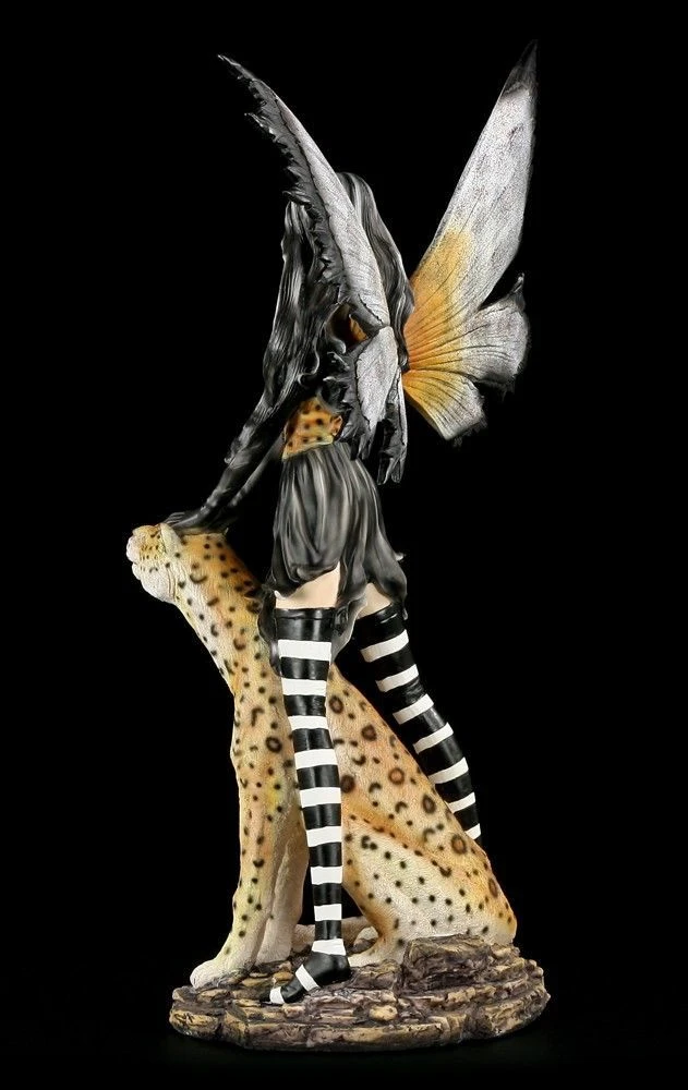 Große Elfen Figur - Leora Mit Leopard 6 Große Elfen Figur - Leora Mit Leopard – Bild 4
