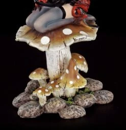 Elfen Figur - Haleone Mit Drachenbaby Auf Pilz -Figurenmodell Geschäft 6686 9 elfe drachen pilz rot 9 1280x1280