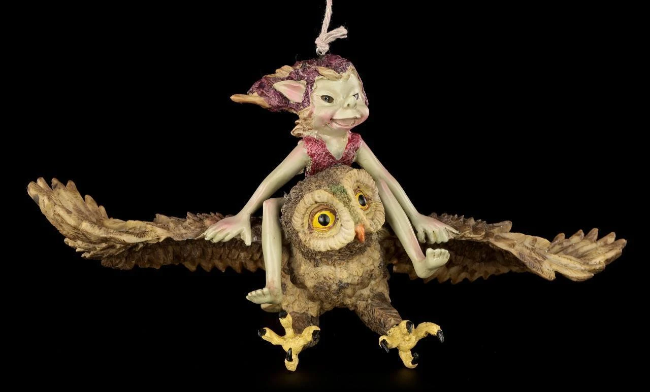 Pixie Figur - Mit Eule Hoch Hinaus 4 Pixie Figur - Mit Eule Hoch Hinaus – Bild 2