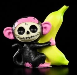 Furry Bones Figur - Black Munky