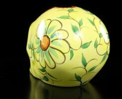 Mexikanischer Totenkopf - Keramik Gelb -Figurenmodell Geschäft 9602 2 day dead skull 2 1280x1280