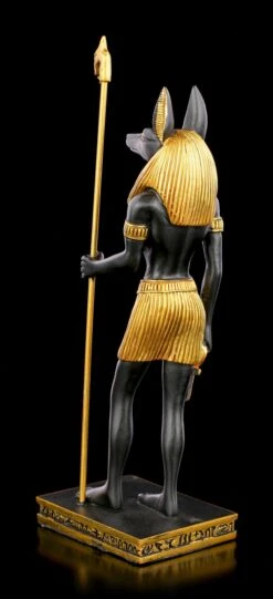 Ägyptische Figur - Anubis Mit Was-Zepter -Figurenmodell Geschäft Aegyptische Figur Anubis Mit Schlangen Zepter 3 1280x1280