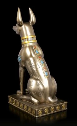 Ägyptische Figur - Anubis Bronziert -Figurenmodell Geschäft Aegyptische Figur Anubis Sitzend Bronziert 3 1280x1280