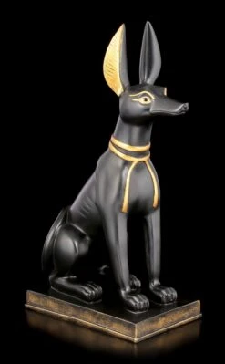 Anubis Figur - Ägyptischer Gott Sitzend