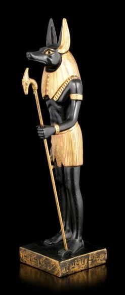 Anubis Figur Stehend Mit Stab -Figurenmodell Geschäft Aegyptische Figur Anubis Stehend Mit Stab 2 1280x1280