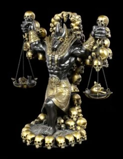 Anubis Figur Mit Herz Und Feder Groß -Figurenmodell Geschäft Anubis Figur Mit Herz Und Feder Schwarz Gold Gross 2 1280x1280
