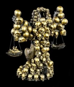 Anubis Figur Mit Herz Und Feder Groß -Figurenmodell Geschäft Anubis Figur Mit Herz Und Feder Schwarz Gold Gross 3 1280x1280