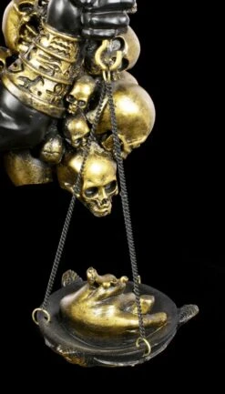 Anubis Figur Mit Herz Und Feder Groß -Figurenmodell Geschäft Anubis Figur Mit Herz Und Feder Schwarz Gold Gross 8 1280x1280