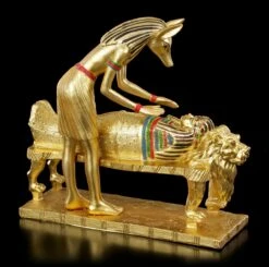 Anubis Figur Bei Mumifizierung - Goldfarben -Figurenmodell Geschäft Anubis Mumifizierung Goldfarben 3 1280x1280