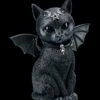 NEMESIS NOW Okkulte Katzenfigur Mit Flügeln - Malpuss Groß