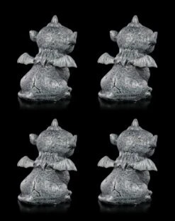Gargoyle Figuren - Little Unicorn 4er Set -Figurenmodell Geschäft Baby Gargoyle Figuren Mit Einhorn 4er Set 4 1280x1280