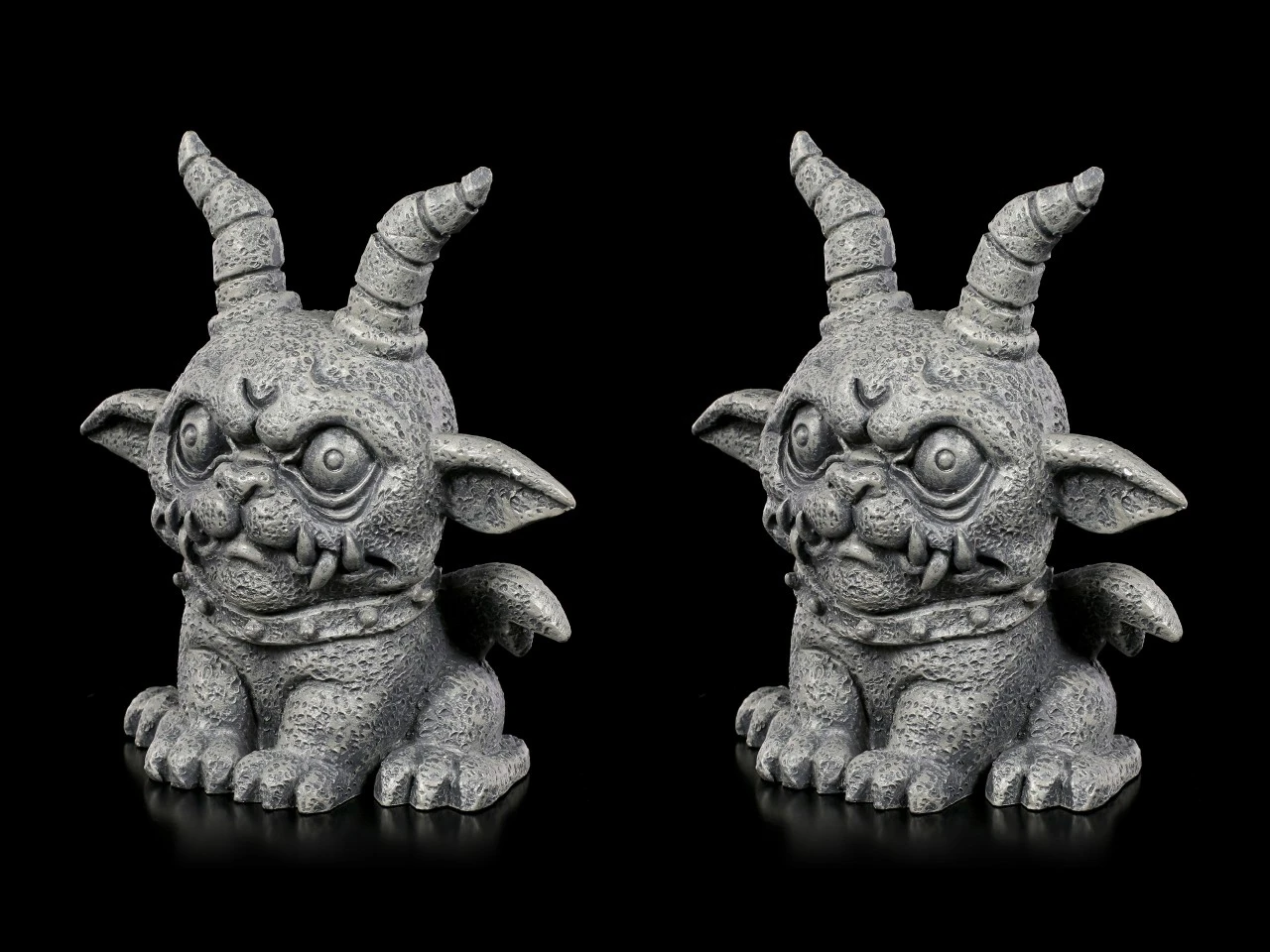 Gargoyle Figuren - Verrückter Dämon 2er Set 5 Gargoyle Figuren - Verrückter Dämon 2er Set – Bild 3