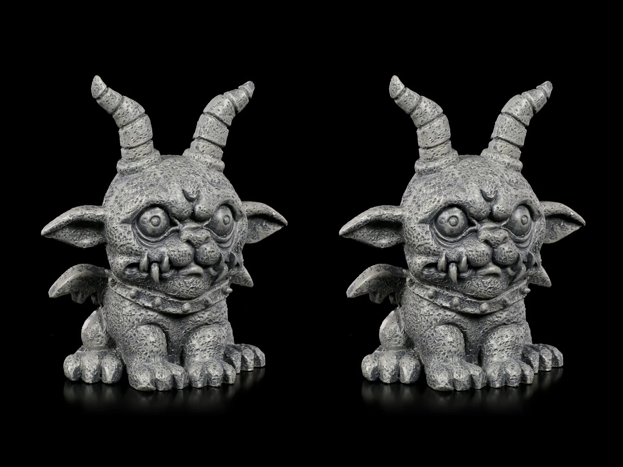 Gargoyle Figuren - Verrückter Dämon 2er Set 3 Gargoyle Figuren - Verrückter Dämon 2er Set