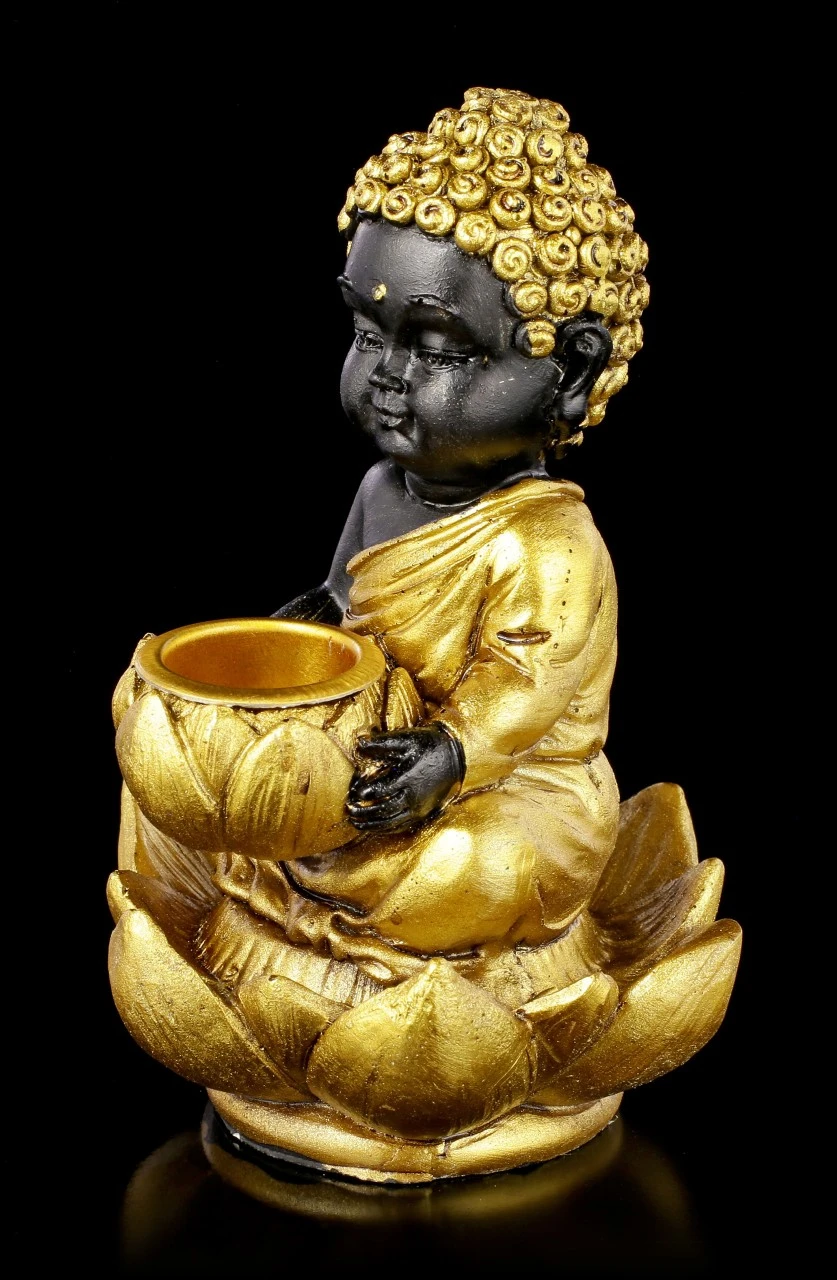 Backflow Räucherkegelhalter - Baby Buddha 6 Backflow Räucherkegelhalter - Baby Buddha – Bild 4