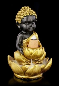 Backflow Räucherkegelhalter - Baby Buddha