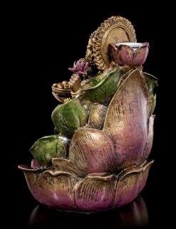 Backflow Räucherkegelhalter - Ganesha Auf Lotusblüte -Figurenmodell Geschäft Backflow Raeucherkegelhalter Ganesha Auf Lotusbluete 4 1280x1280