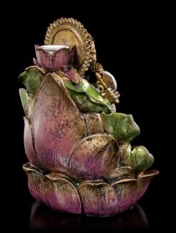 Backflow Räucherkegelhalter - Ganesha Auf Lotusblüte -Figurenmodell Geschäft Backflow Raeucherkegelhalter Ganesha Auf Lotusbluete 5 1280x1280