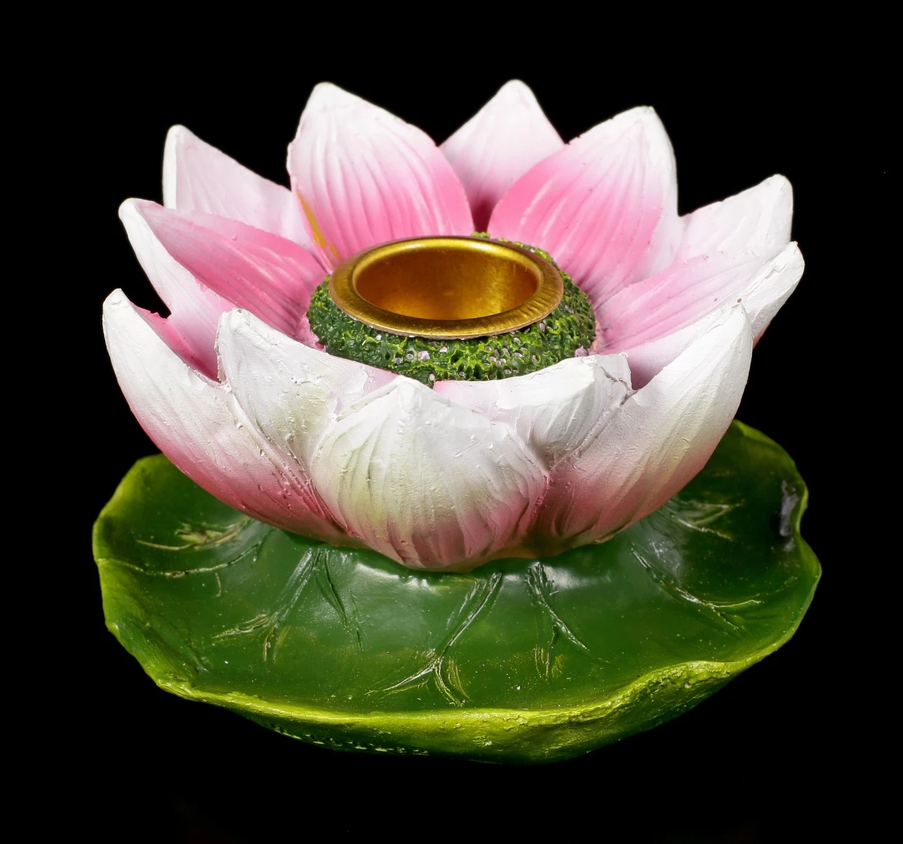 Backflow Räucherkegelhalter - Lotusblüte 6 Backflow Räucherkegelhalter - Lotusblüte – Bild 4