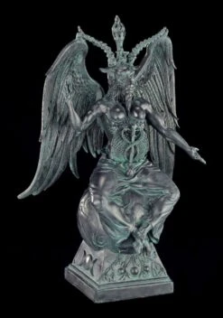Baphomet Figur - Antik Schwarz
