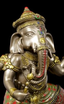 Buddha Figur - Ganesha Auf Lotus -Figurenmodell Geschäft Buddha Figur Ganesha Auf Lotus 5 1280x1280