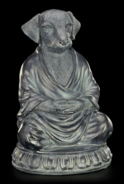 Buddha Figur - Meditierender Hund