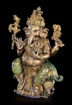 Buddha Figur Ganesha - Bronzefarben -Figurenmodell Geschäft Buddha Ganesha Bronziert 2 1280x1280