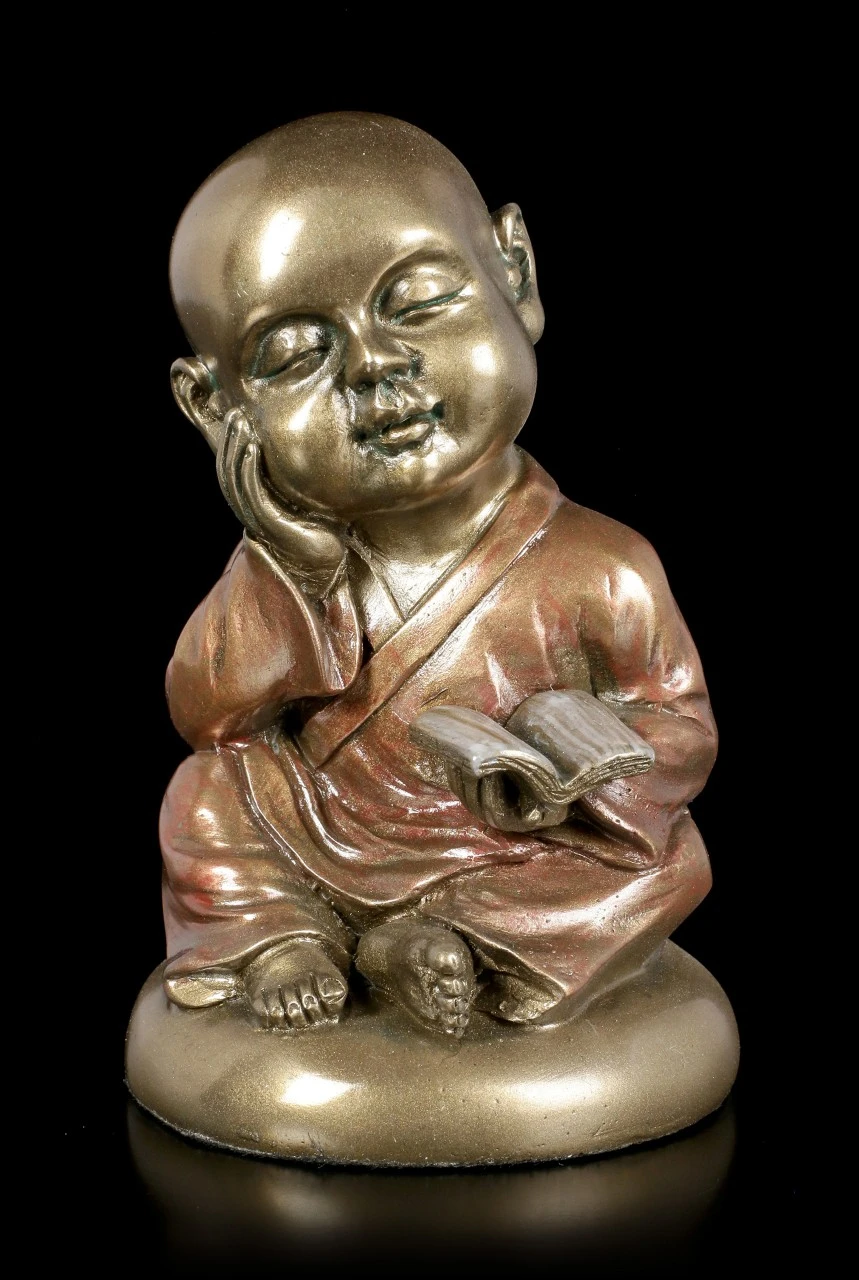 Mönch Figur Mit Buch 4 Mönch Figur Mit Buch – Bild 2