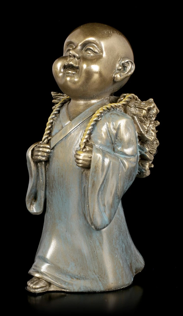 Mönch Figur Mit Holz Auf Rücken 5 Mönch Figur Mit Holz Auf Rücken – Bild 3