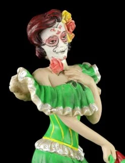 Flamenco Tänzerin - Day Of The Dead - Grün -Figurenmodell Geschäft Day Dead Flamenco Gruen 8 1280x1280