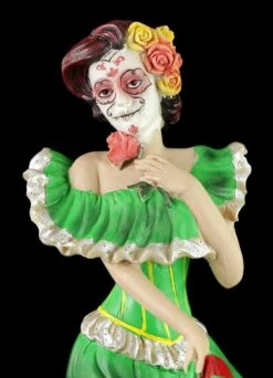 Flamenco Tänzerin - Day Of The Dead - Grün -Figurenmodell Geschäft Day Dead Flamenco Gruen 9 1280x1280