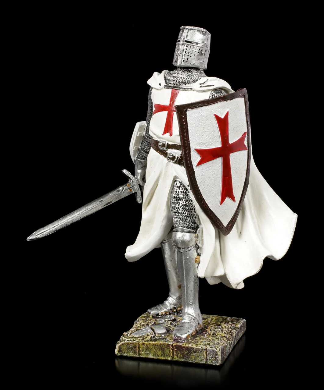 Deutsche Templerritter Figur Mit Schwert Und Schild 5 Deutsche Templerritter Figur Mit Schwert Und Schild – Bild 3