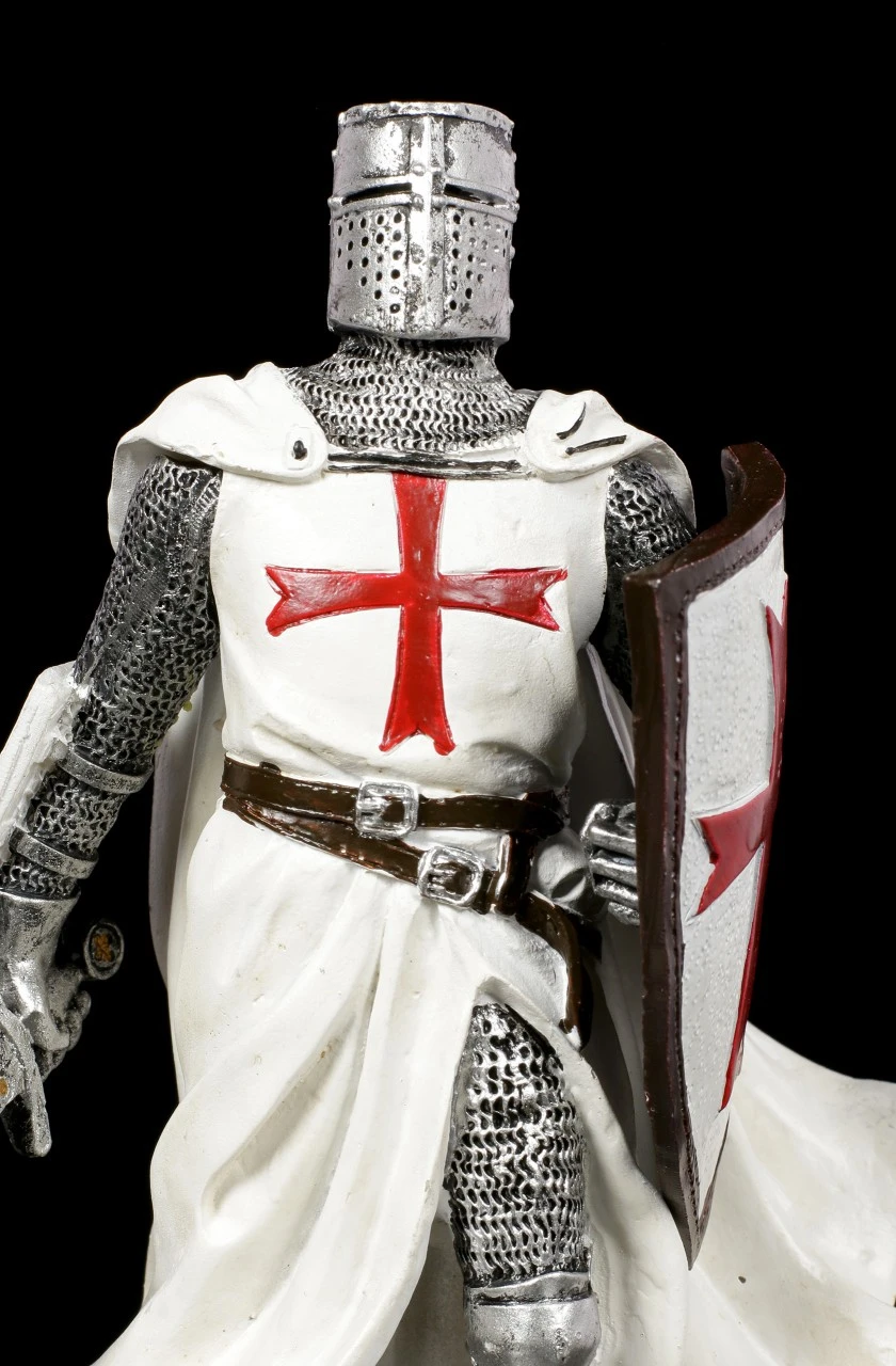 Deutsche Templerritter Figur Mit Schwert Und Schild 9 Deutsche Templerritter Figur Mit Schwert Und Schild – Bild 7