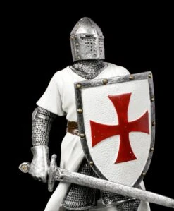 Deutsche Kreuzritter Figur Mit Schild Und Schwert -Figurenmodell Geschäft Deutscher Kreuzritter Figur Mit Schild Und Schwert 5 1280x1280