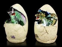 Schlüpfende Drachen Babys Mit LED - 2er Set -Figurenmodell Geschäft Drachen Babys Schluepfen Aus Ei Mit LED Beleuchtung 2er Set 2 1280x1280