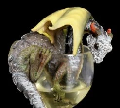 Drachen Figur Im Weißwein Glas - White Wine -Figurenmodell Geschäft Drachen Figur Im Weisswein Glas White Wine 4 1280x1280