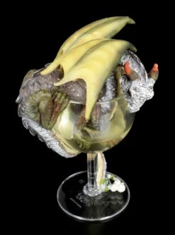Drachen Figur Im Weißwein Glas - White Wine -Figurenmodell Geschäft Drachen Figur Im Weisswein Glas White Wine 5 1280x1280
