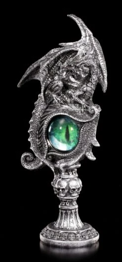 Drachen Figur Mit Grünem Auge - Into Your Soul