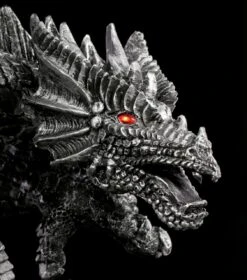 NEMESIS NOW Drachen Figur Mit Roten Augen - Obsidian -Figurenmodell Geschäft Drachen Figur Mit Roten Augen Obsidian 6 1280x1280