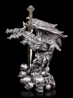 Brieföffner - Drache Balor Mit Totenköpfen -Figurenmodell Geschäft Drachen Totenkopf Briefoeffner 3 1280x1280