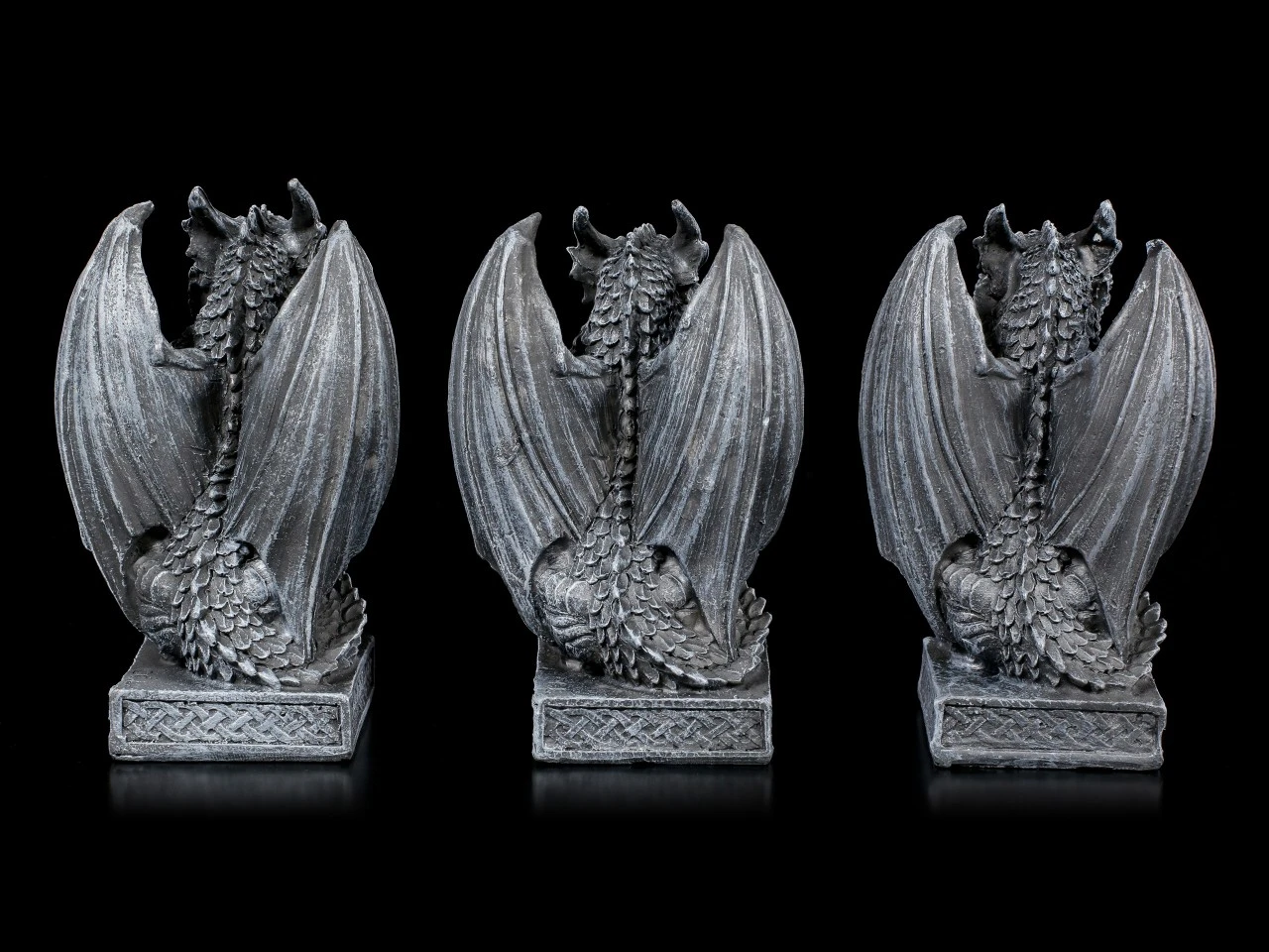 Drei Kleine Drachen Figuren - Nichts Böses 6 Drei Kleine Drachen Figuren - Nichts Böses – Bild 4