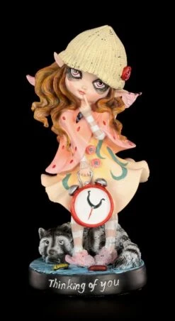 Elfen Figur Mit Waschbär - Thinking Of You