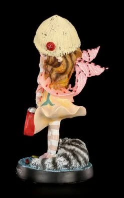 Elfen Figur Mit Waschbär - Thinking Of You -Figurenmodell Geschäft Elfe Beige Thinking 3 1280x1280