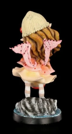 Elfen Figur Mit Waschbär - Thinking Of You -Figurenmodell Geschäft Elfe Beige Thinking 5 1280x1280