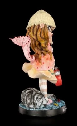 Elfen Figur Mit Waschbär - Thinking Of You -Figurenmodell Geschäft Elfe Beige Thinking 7 1280x1280