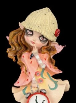 Elfen Figur Mit Waschbär - Thinking Of You -Figurenmodell Geschäft Elfe Beige Thinking 9 1280x1280